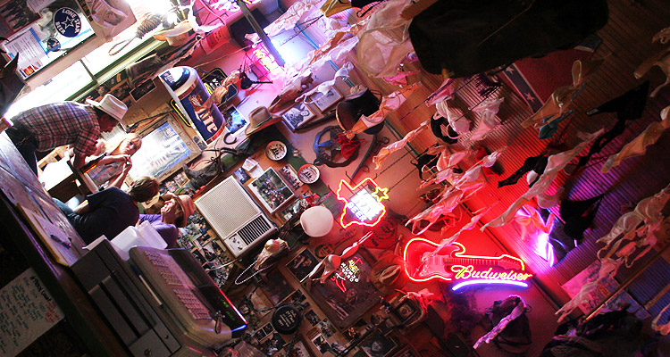The 11th Street Cowboy Bar, located just off Main Street in Bandera, Texas.