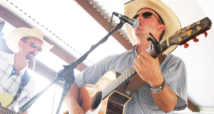 The Josh Peek Band performs at the 11th Street Cowboy Bar over Memorial Day Weekend.
