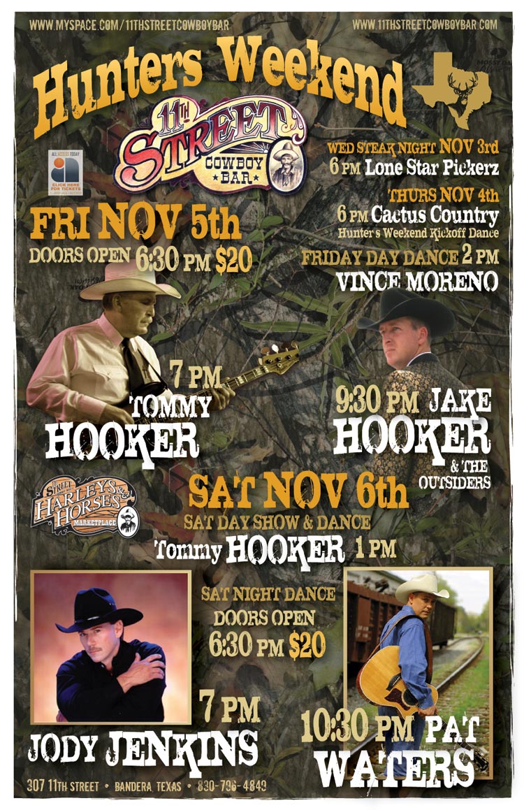 Hunters Weekend at 11th Street Cowboy Bar