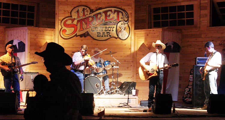Rick Sousley performs at the 11th Street Cowboy Bar.